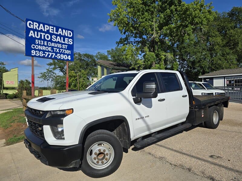 2021 Chevrolet Silverado 3500 WT Dually 9' Flatbed Gooseneck